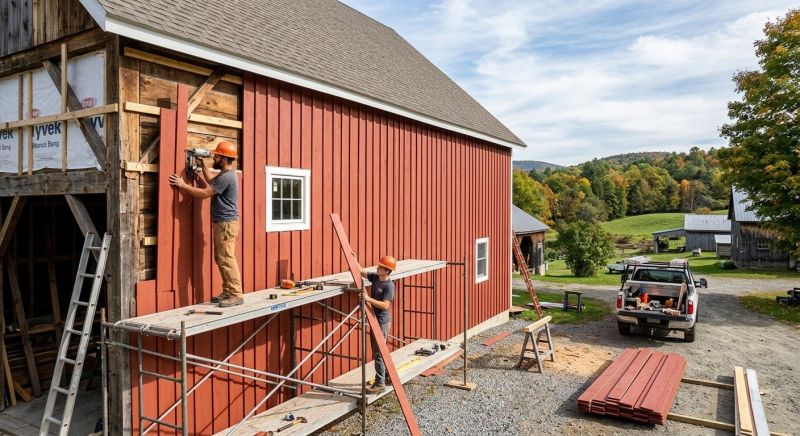 Barn Siding Installation in Grafton, MA