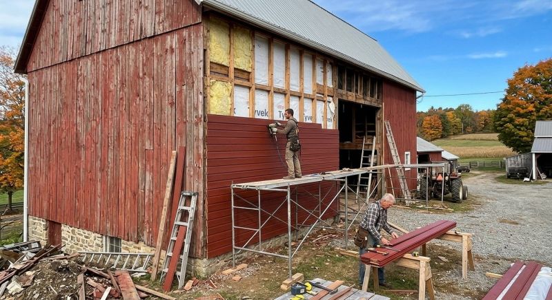 Barn Siding Replacement in Ayer, MA