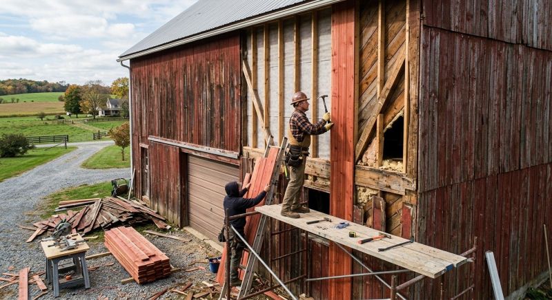 Barn Siding Replacement in North Billerica, MA
