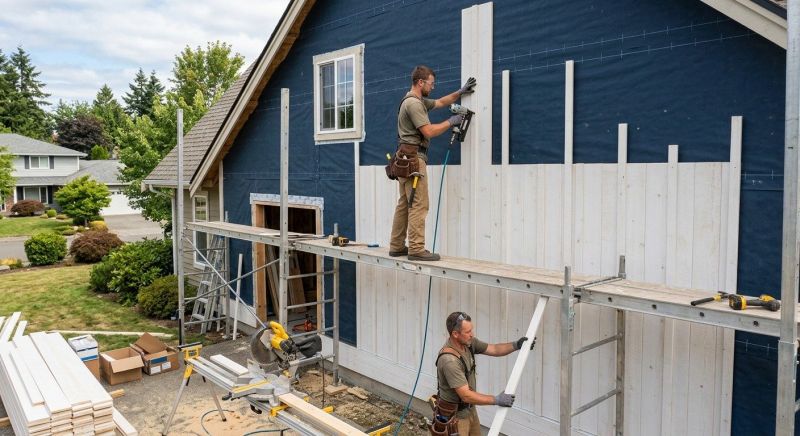 Batten Siding Installation in Dunstable, MA