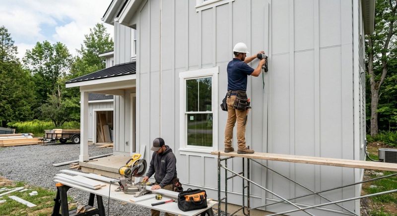 Batten Siding Installation in Lowell, MA