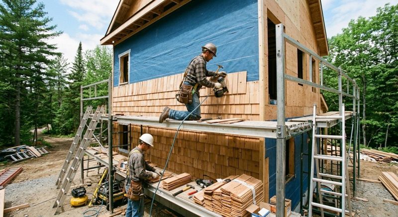 Cedar Siding Installation in Chelmsford, MA