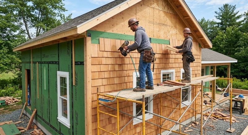 Cedar Siding Installation in Littleton, MA