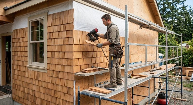 Cedar Siding Installation in Rutland, MA