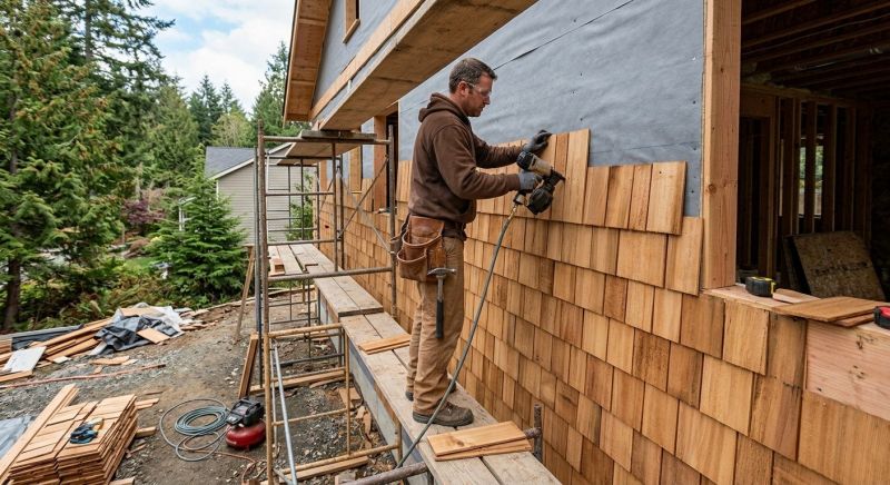 Cedar Siding Installation in Sudbury, MA