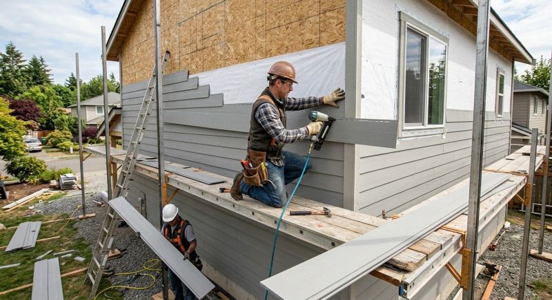 Cement Siding Installation in Lancaster, MA