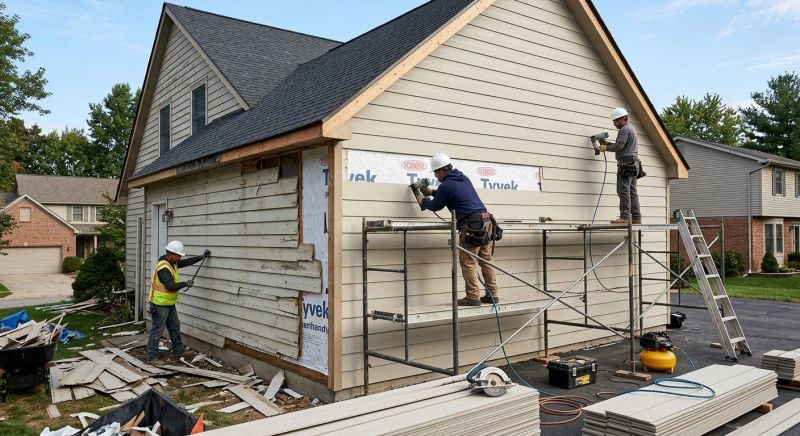 Cement Siding Installation in Shrewsbury, MA