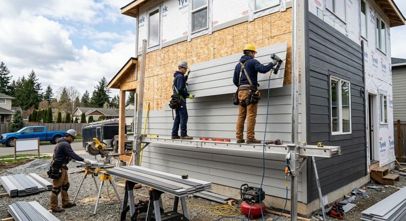 Cement Siding Installation in Wayland, MA