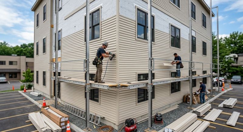 Commercial Siding Installation in Worcester County, MA
