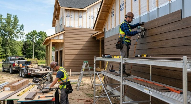 Composite Siding Installation in Clinton, MA