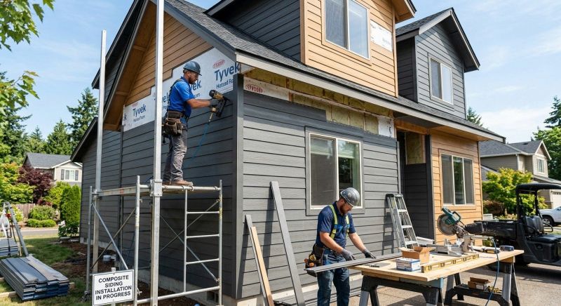 Composite Siding Installation in Wilton, NH