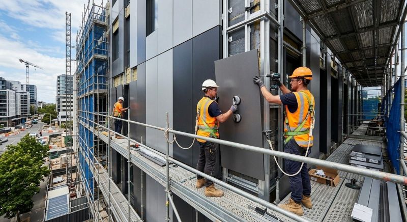 Facade Cladding Installation in Worcester County, MA