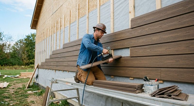 Faux Wood Siding Installation in Marlborough, MA
