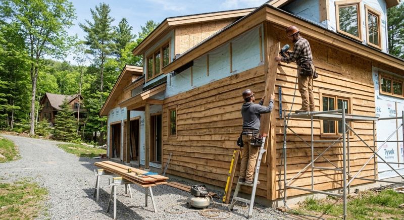 Faux Wood Siding Installation in Westminster, MA