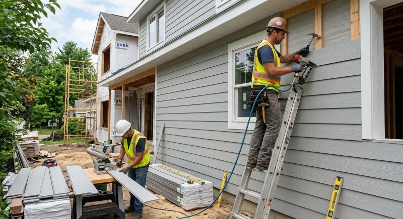 Fiber Siding Installation in Chelmsford, MA