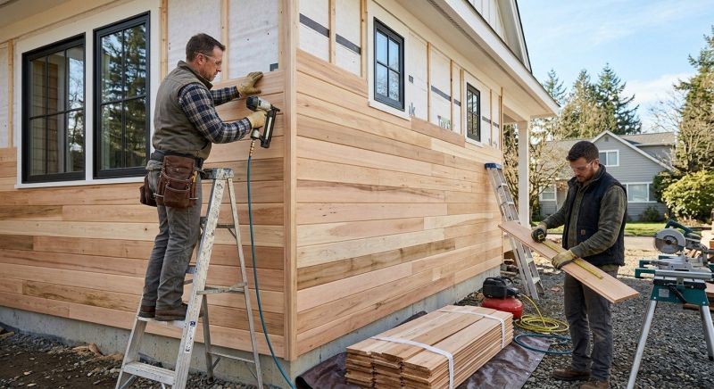 Hardwood Siding Installation in Acton, MA
