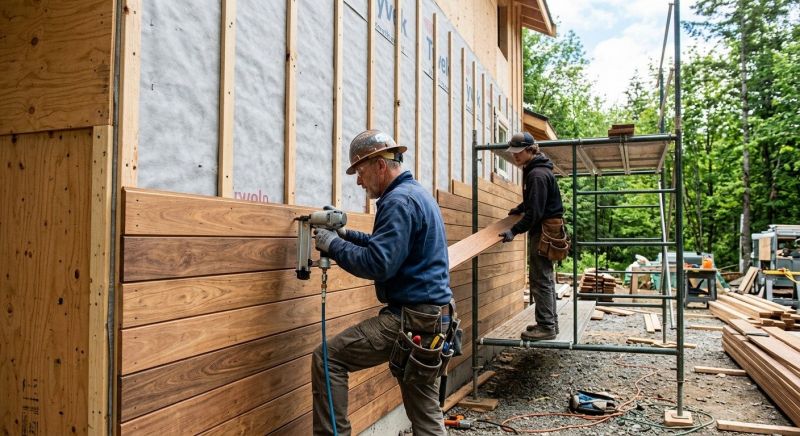 Hardwood Siding Installation in Rindge, NH