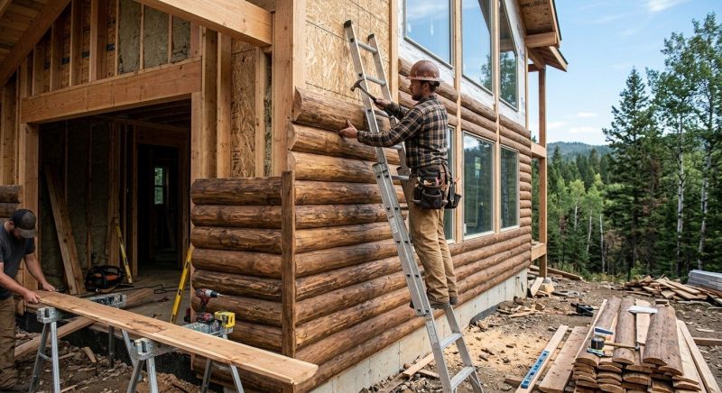 Log Siding Installation in Acton, MA