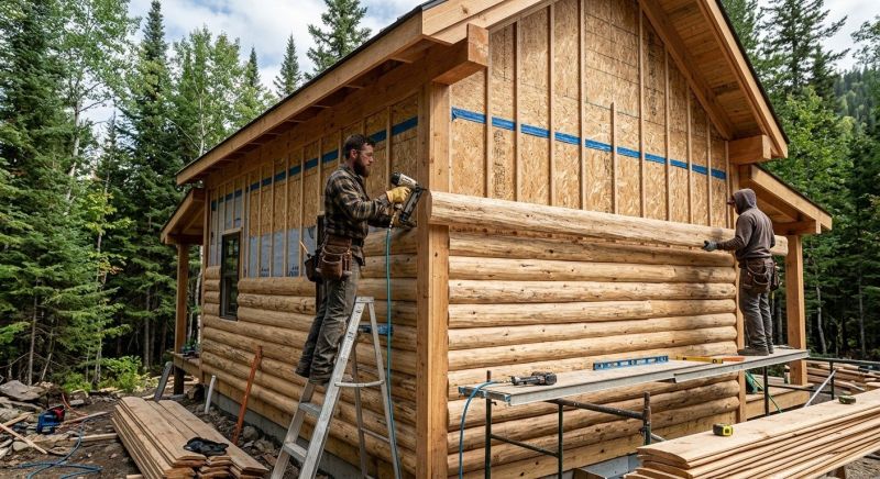 Log Siding Installation in Carlisle, MA