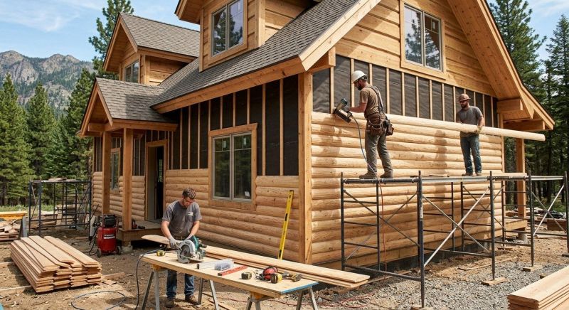 Log Siding Installation in Lowell, MA