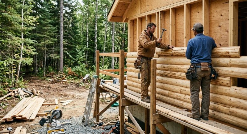 Log Siding Installation in Sterling, MA