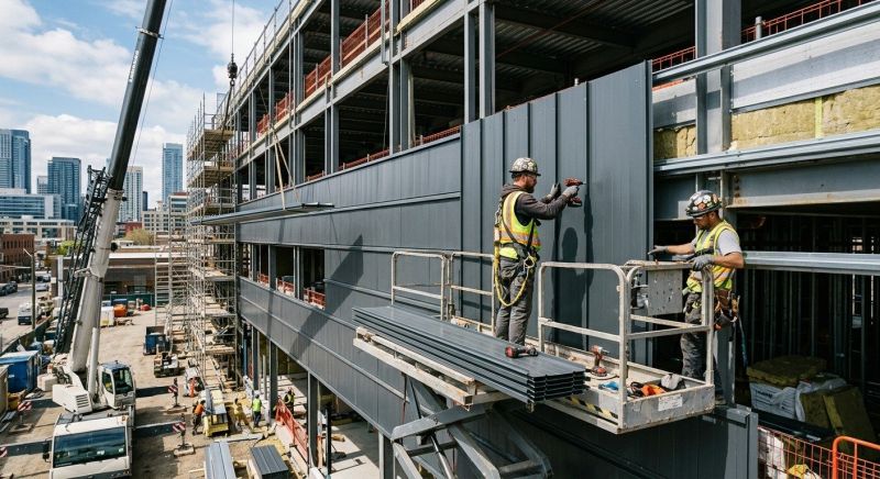 Metal Cladding Installation in Worcester County, MA