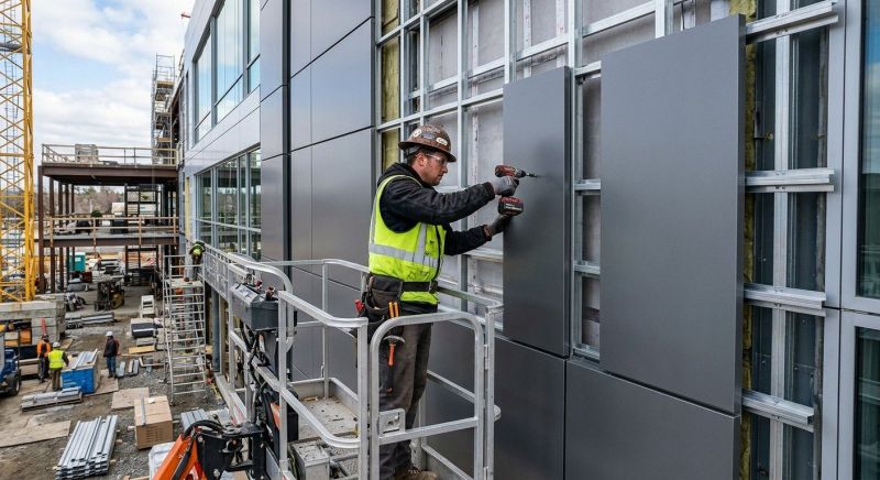 Metal Paneling Installation in Worcester County, MA