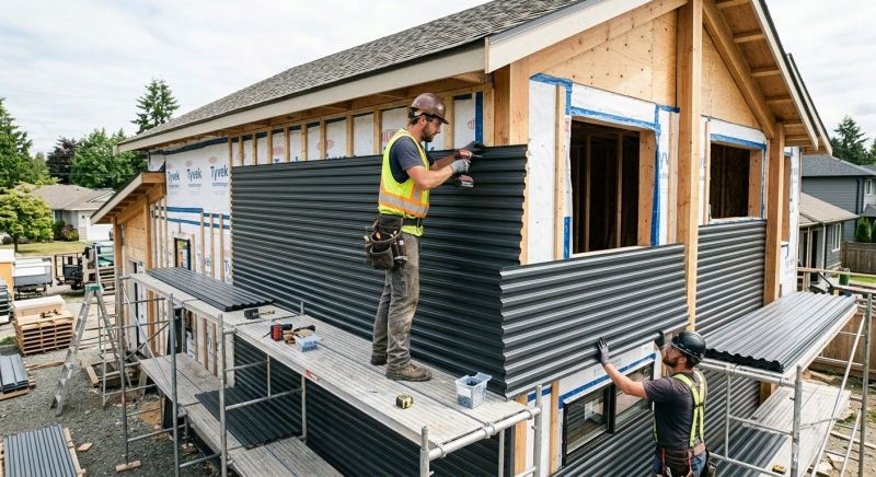 Metal Siding Installation in Shrewsbury, MA