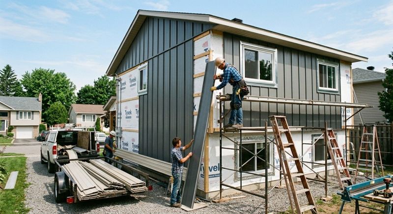Metal Siding Replacement in Hopkinton, MA