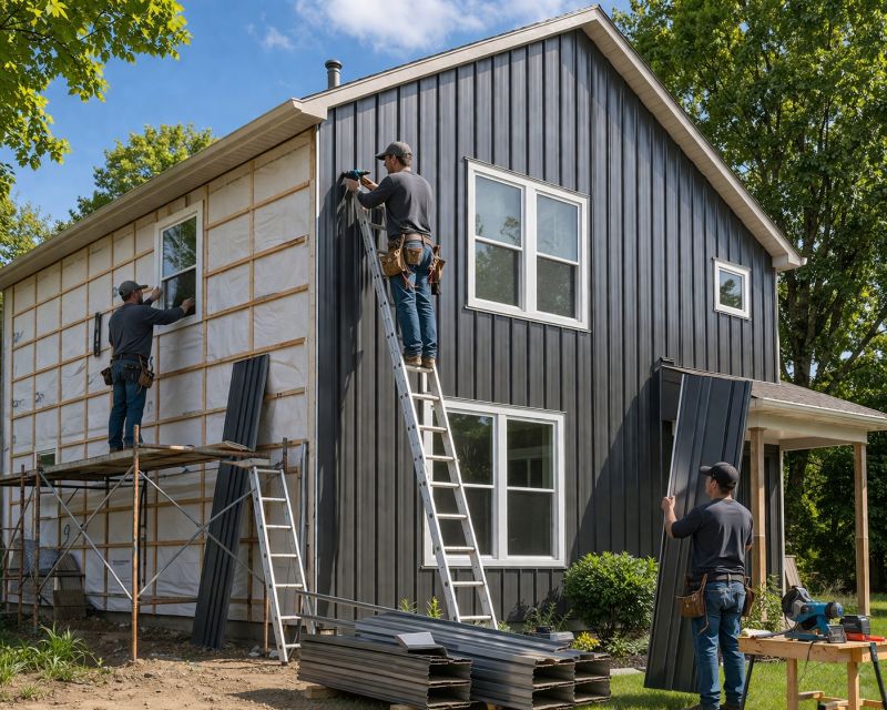 Metal Siding Replacement in Leicester, MA