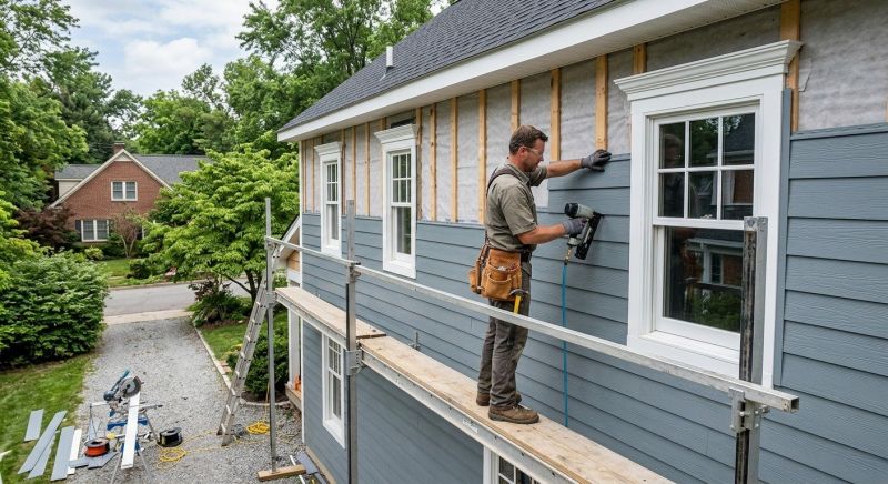 Polymer Siding Installation in Worcester County, MA