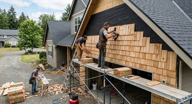Shake Siding Installation in Gardner, MA