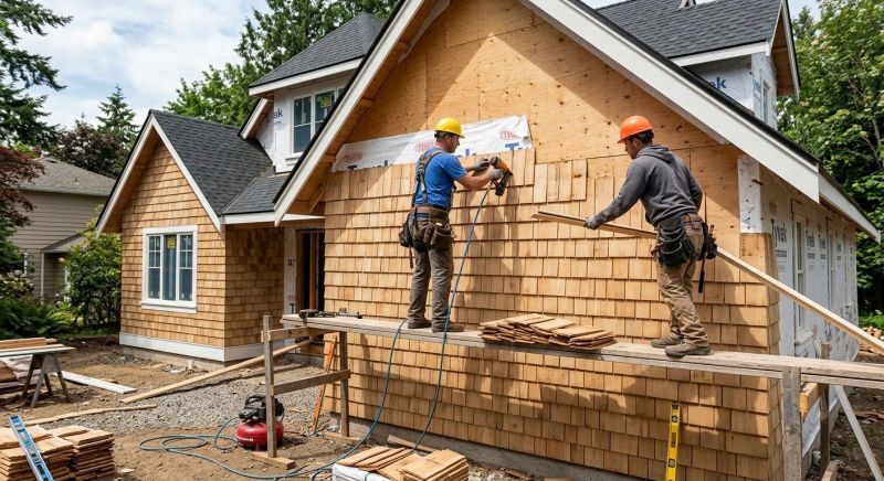 Shake Siding Installation in Shrewsbury, MA