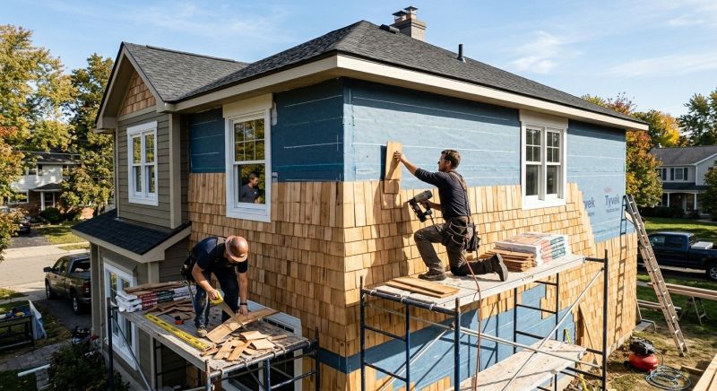 Shingle Siding Installation in Worcester County, MA