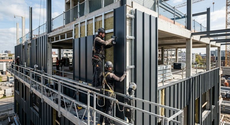 Steel Cladding Installation in Worcester County, MA