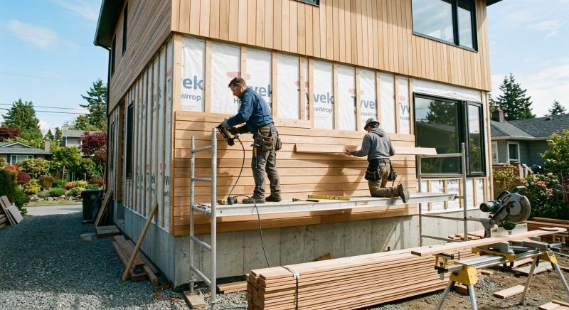 Wood Cladding Installation in Clinton, MA