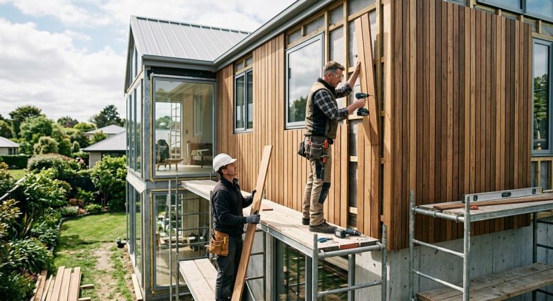Wood Cladding Installation in Rutland, MA