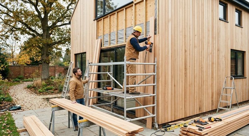 Wood Cladding Installation in Shirley, MA