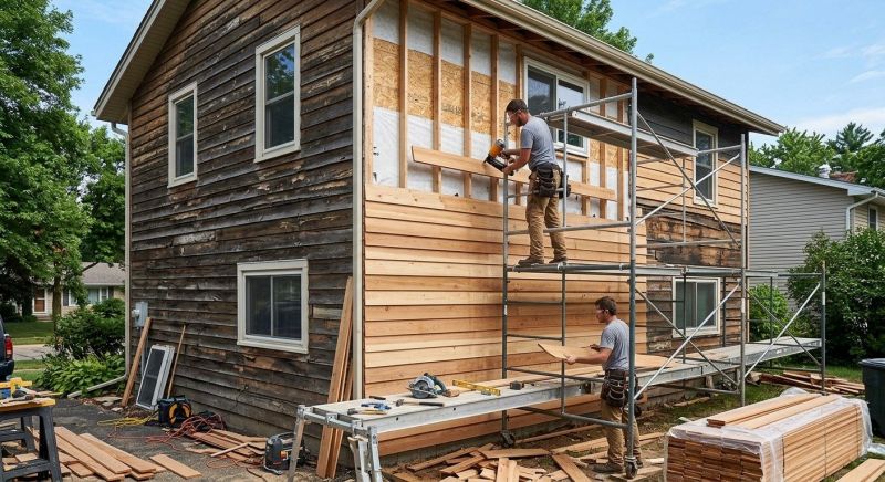 Wood Siding Replacement in Groton, MA