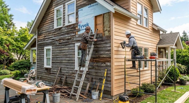 Wood Siding Replacement in Hudson, NH